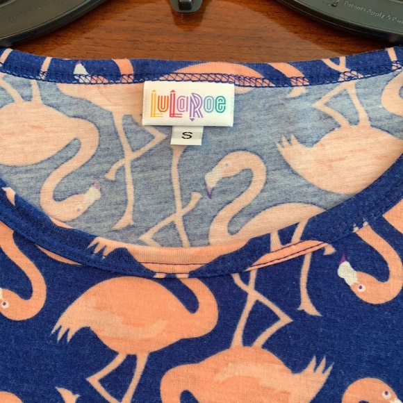 Lularoe Small Julia Flamingo Beach Cruise Dress - Picture 4 of 4